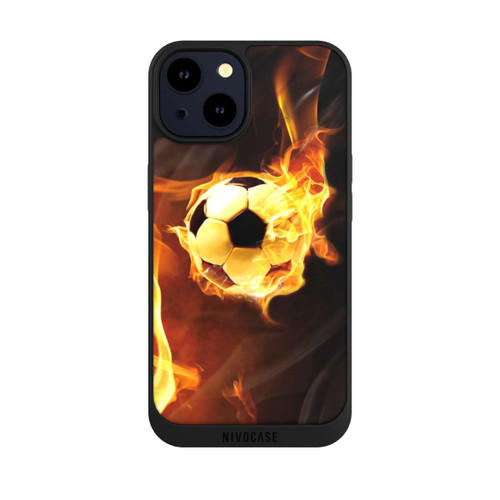 Apple iPhone 14 NIVOpure Fußball in Flammen