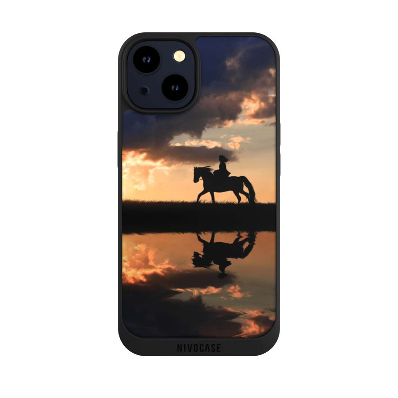 iPhone 14 NIVOpure Ausritt im Sonnenuntergang