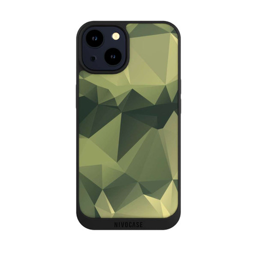 Apple iPhone 14 NIVOpure Polygonales Camouflage