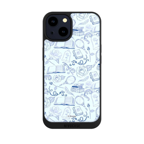 Apple iPhone 14 NIVOpure Beauty and Beast Pattern Blue