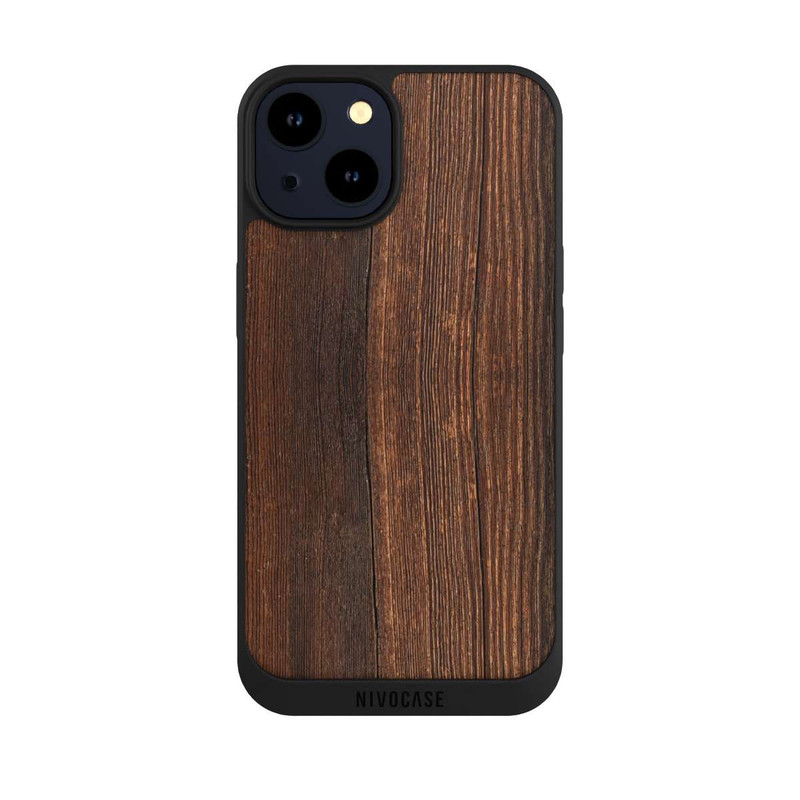 iPhone 14 NIVOpure Walnut Wood Look