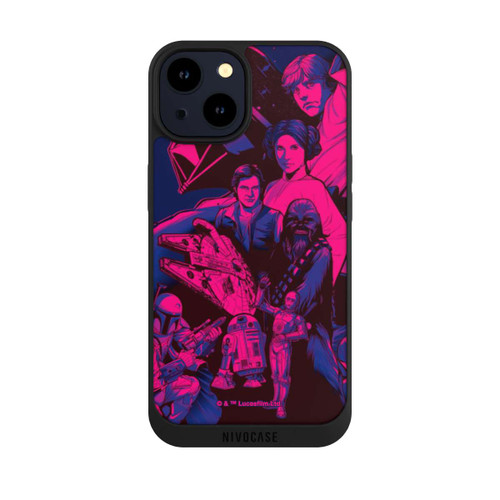 Apple iPhone 14 NIVOpure StarWars Charaktere - Ultraviolet