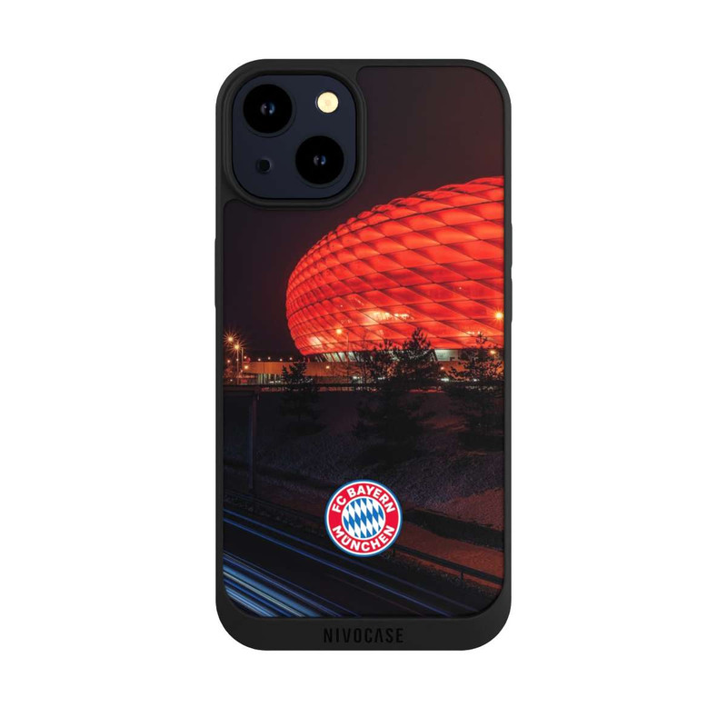 iPhone 14 NIVOpure Allianz Arena bei Nacht FCB