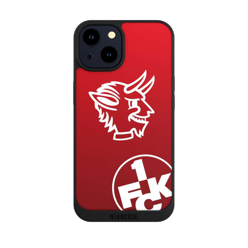 iPhone 14 NIVOpure Teufelskopf FCK auf Rot