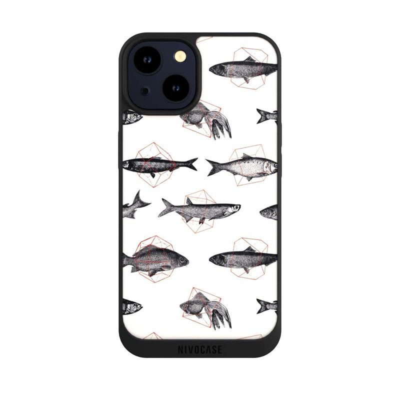 iPhone 14 NIVOpure Fische in Geometrie