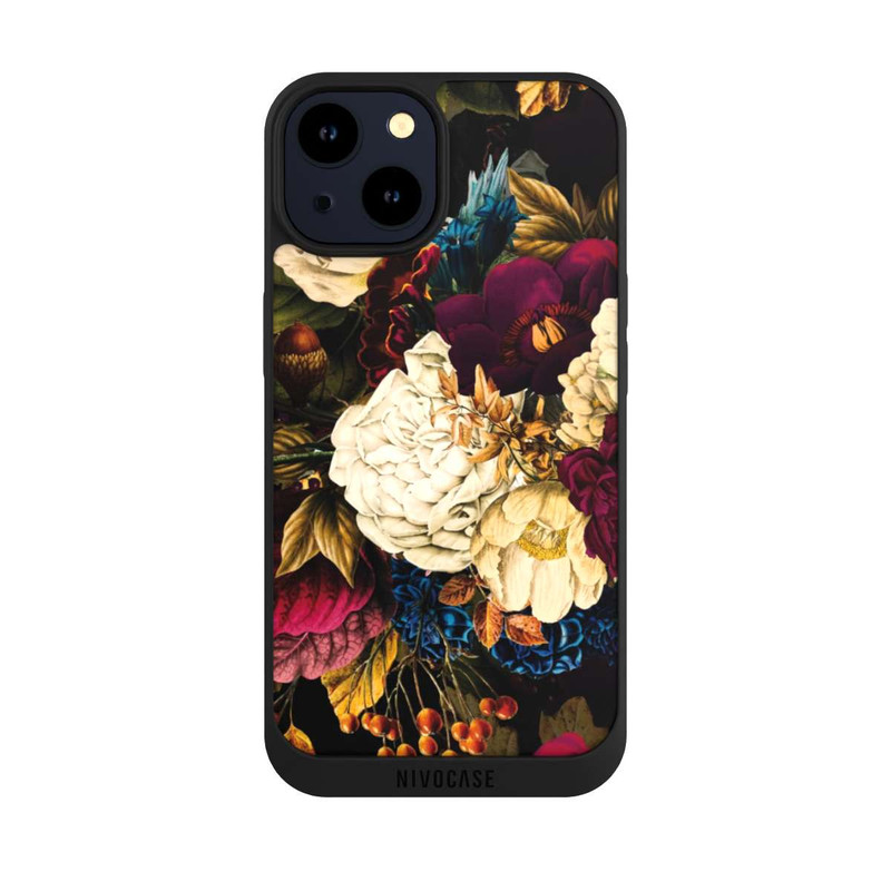 iPhone 14 NIVOpure Dunkle Vintage Blumen