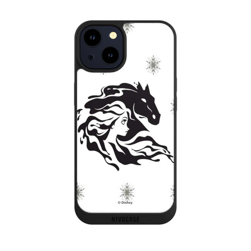 Apple iPhone 14 NIVOpure Elsa Waterhorse Frozen Black and White