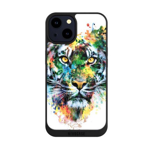 Apple iPhone 14 NIVOpure Tiger Watercolor