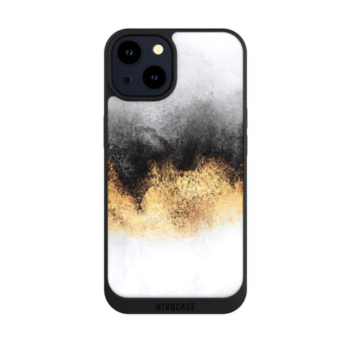 Apple iPhone 14 NIVOpure Grauer Himmelstaub Golddruck