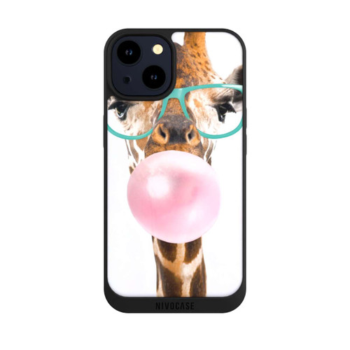 Apple iPhone 14 NIVOpure Giraffe mit Kaugummi