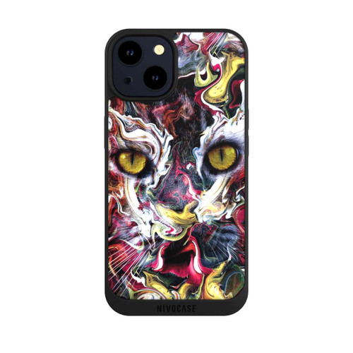 Apple iPhone 14 NIVOpure Cat Abstract