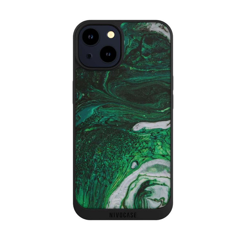 iPhone 14 NIVOpure Green oil texture