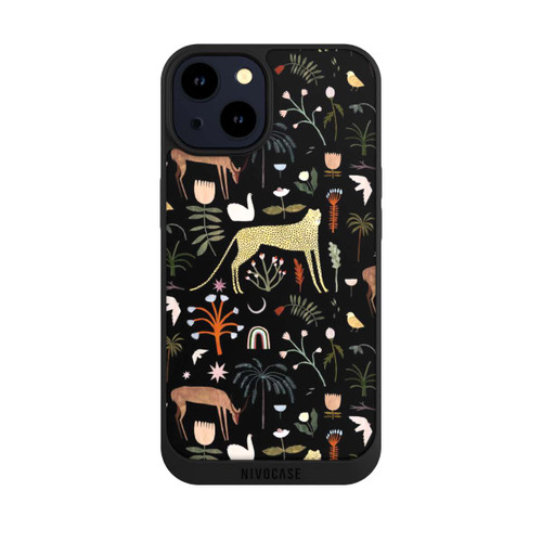 Apple iPhone 14 NIVOpure Wilde Gartenbuchstaben von Léa Le Pivert