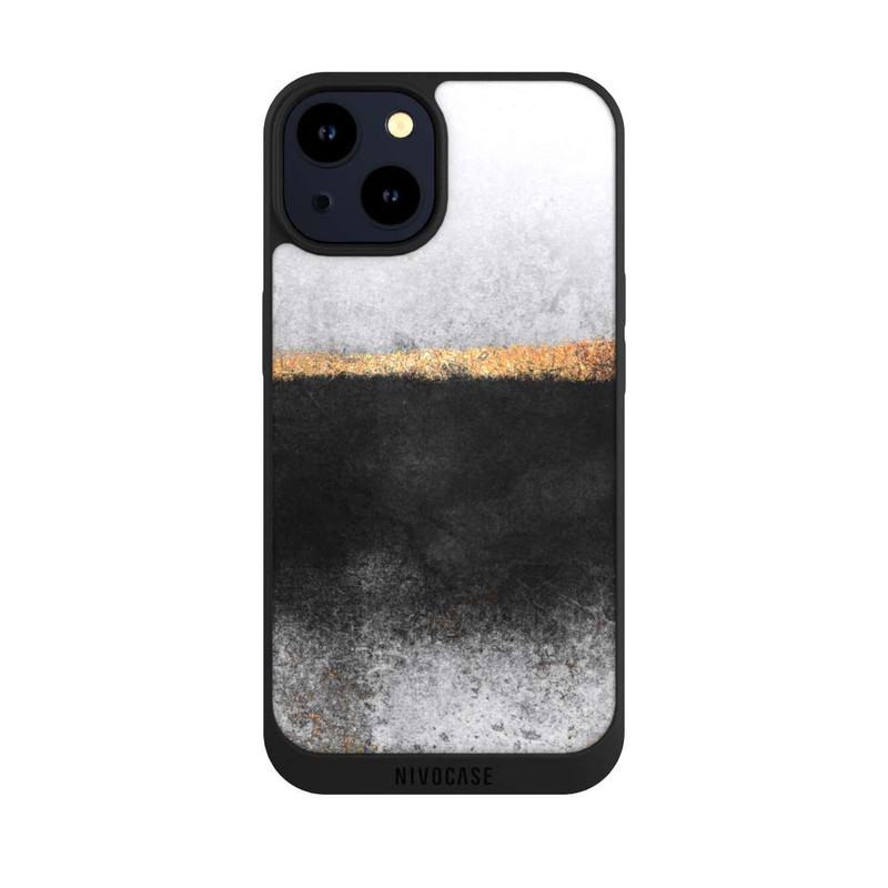 iPhone 14 NIVOpure Ruß und Golddruck