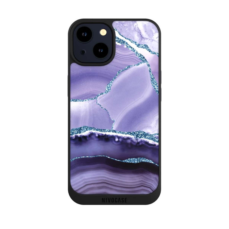 iPhone 14 NIVOpure Marbre Lilas