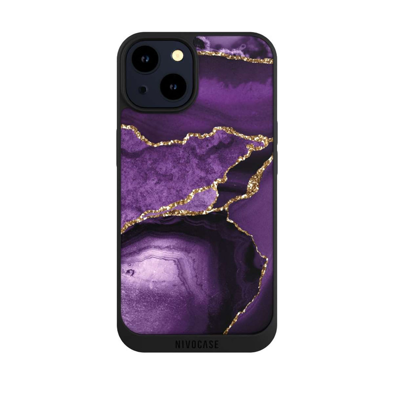 iPhone 14 NIVOpure Marbre Violet Paysage