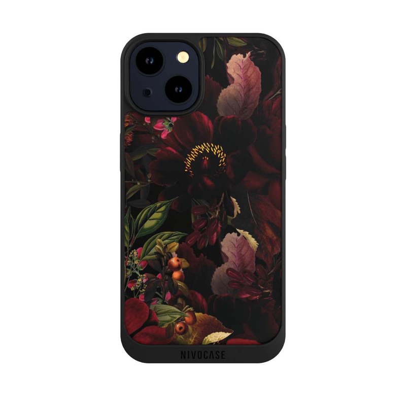 iPhone 14 NIVOpure Champ de Fleurs Foncé