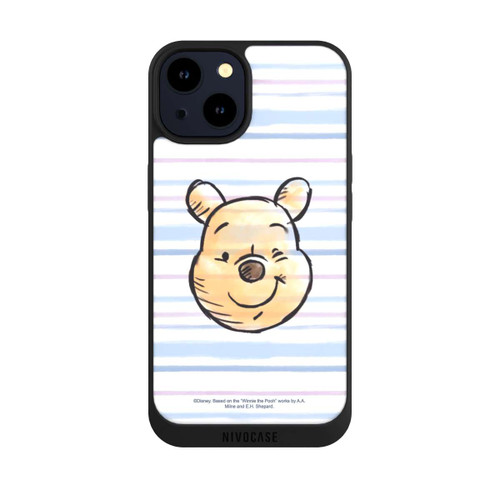 Apple iPhone 14 NIVOpure Winnie Puuh auf Streifen