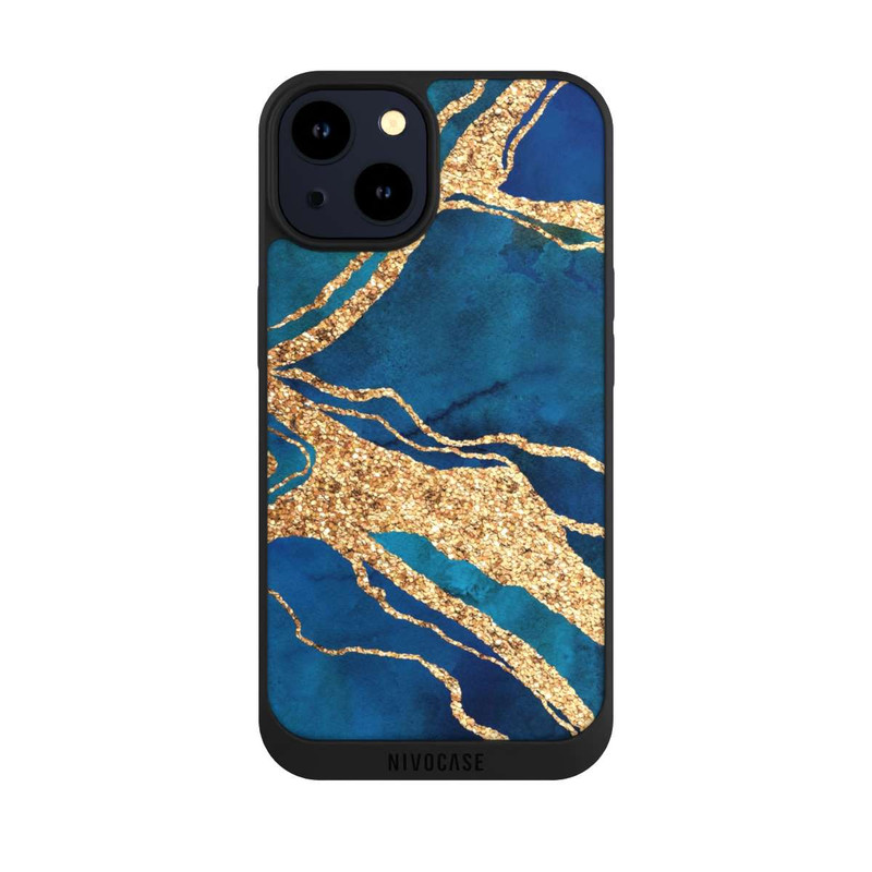 iPhone 14 NIVOpure Edelstein Blaugold