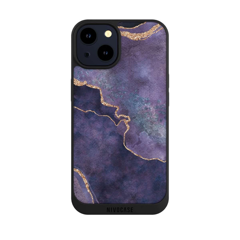 iPhone 14 NIVOpure Pierre précieuse Glamour violet