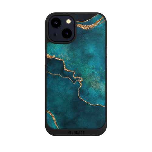 Apple iPhone 14 NIVOpure Edelstein glänzend aquamarin