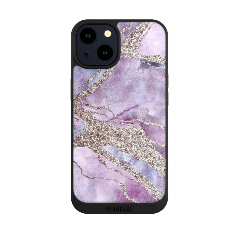 iPhone 14 NIVOpure Edelstein Pastell Lila