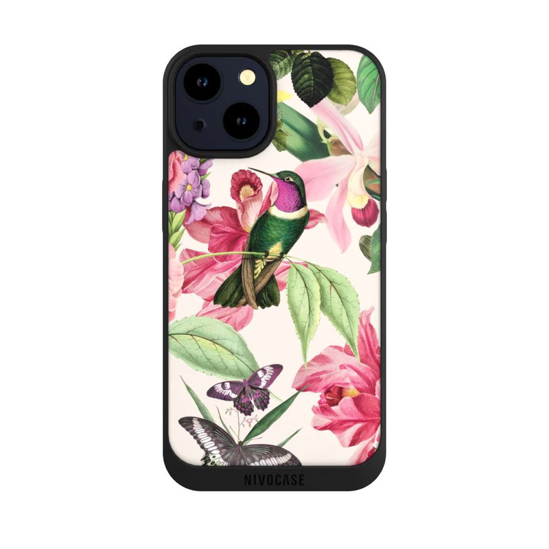 iPhone 14 NIVOpure Kolibris und Rosen