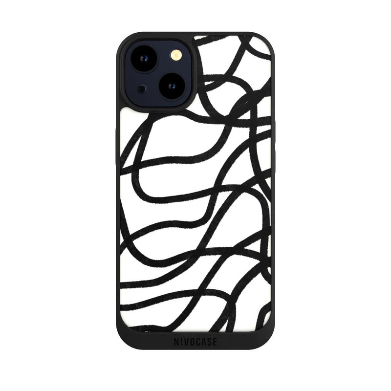 iPhone 14 NIVOpure Lignes noires