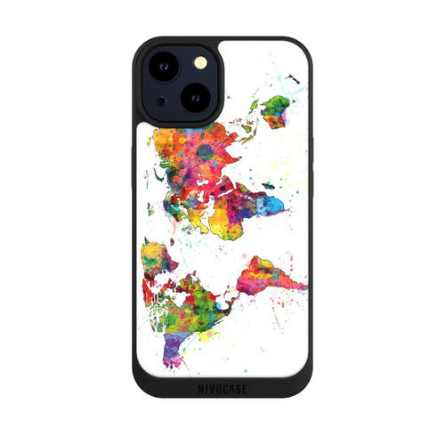 Apple iPhone 14 NIVOpure World Map Splash