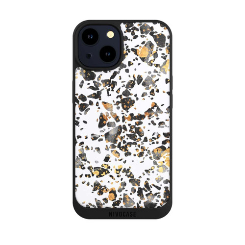 Apple iPhone 14 NIVOpure Gold Speckled Terrazzo