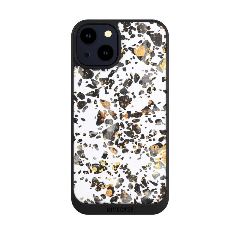 iPhone 14 NIVOpure Gold Speckled Terrazzo