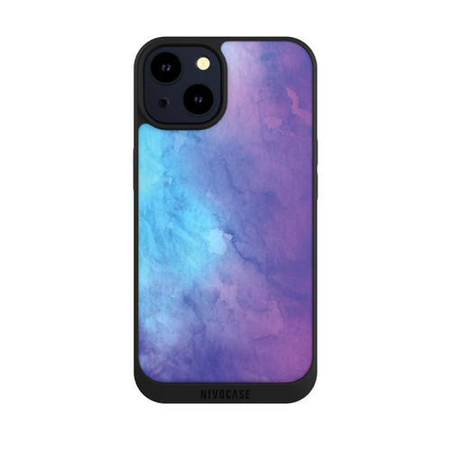 Apple iPhone 14 NIVOpure Watercolour Blue Pink Fade
