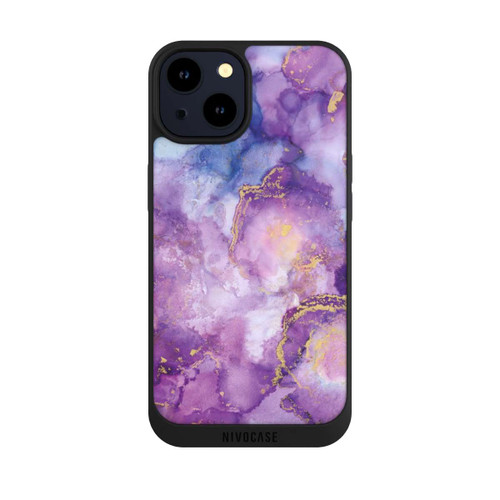 Apple iPhone 14 NIVOpure Purple Swirl Ink