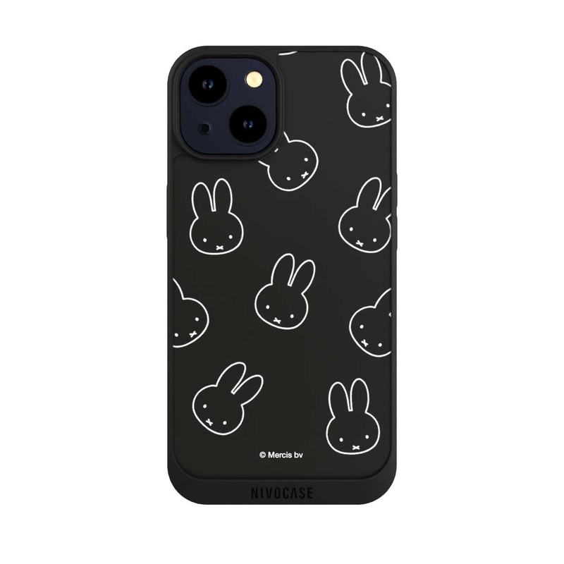 iPhone 14 NIVOpure Miffy Pattern Black