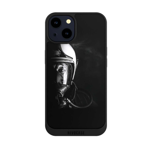 Apple iPhone 14 NIVOpure Firefighter Closeup Black