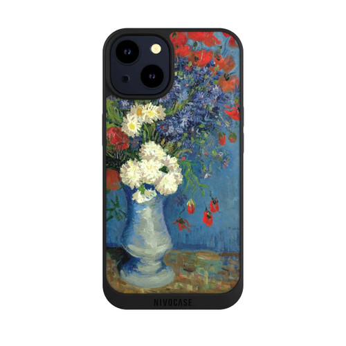 Apple iPhone 14 NIVOpure Stillleben Vase mit Kornblumen und Mohnblumen von Vincent Van Gogh