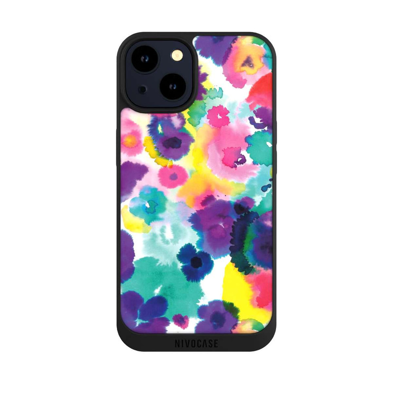 iPhone 14 NIVOpure Fleurs aquarelles abstraites