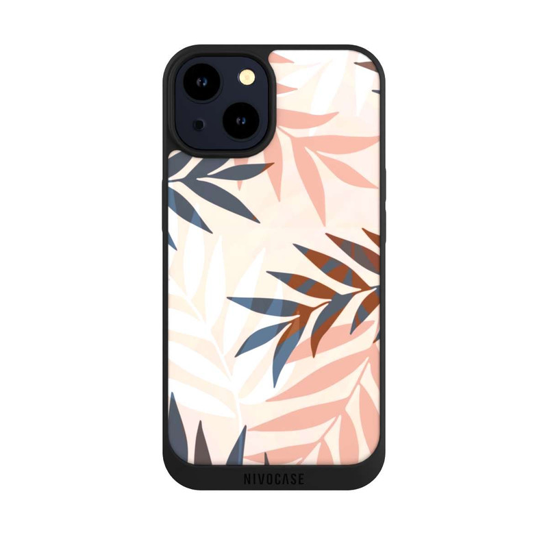 iPhone 14 NIVOpure Pastell Palmen Thema
