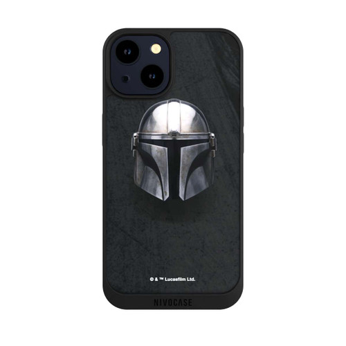 Apple iPhone 14 NIVOpure Schwarzer Mandalorianer Helm