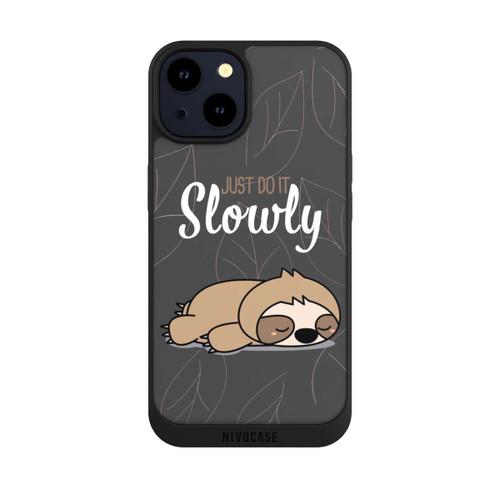 Apple iPhone 14 NIVOpure Just Do It Slowly Sloth Grey