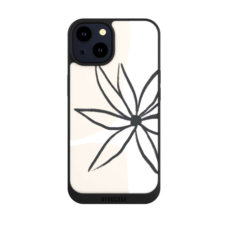 iPhone 14 NIVOpure Blume und Creme
