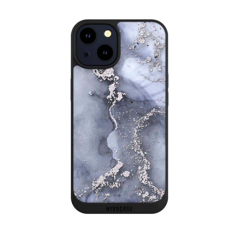 iPhone 14 NIVOpure Ink Blue Silver