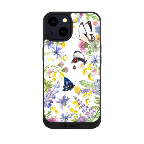 Apple iPhone 14 NIVOpure Colourful Spring Flowers and Butterflies