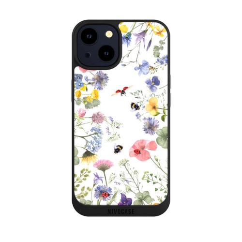 Apple iPhone 14 NIVOpure Bunte Frühlingsblumen und Bienen