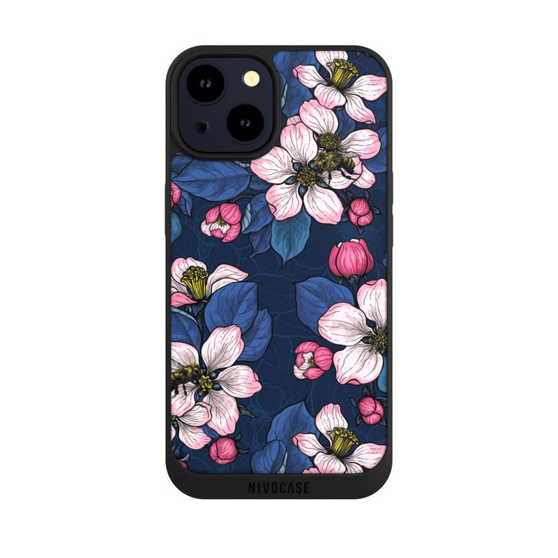 iPhone 14 NIVOpure Apple Blossoms Dark