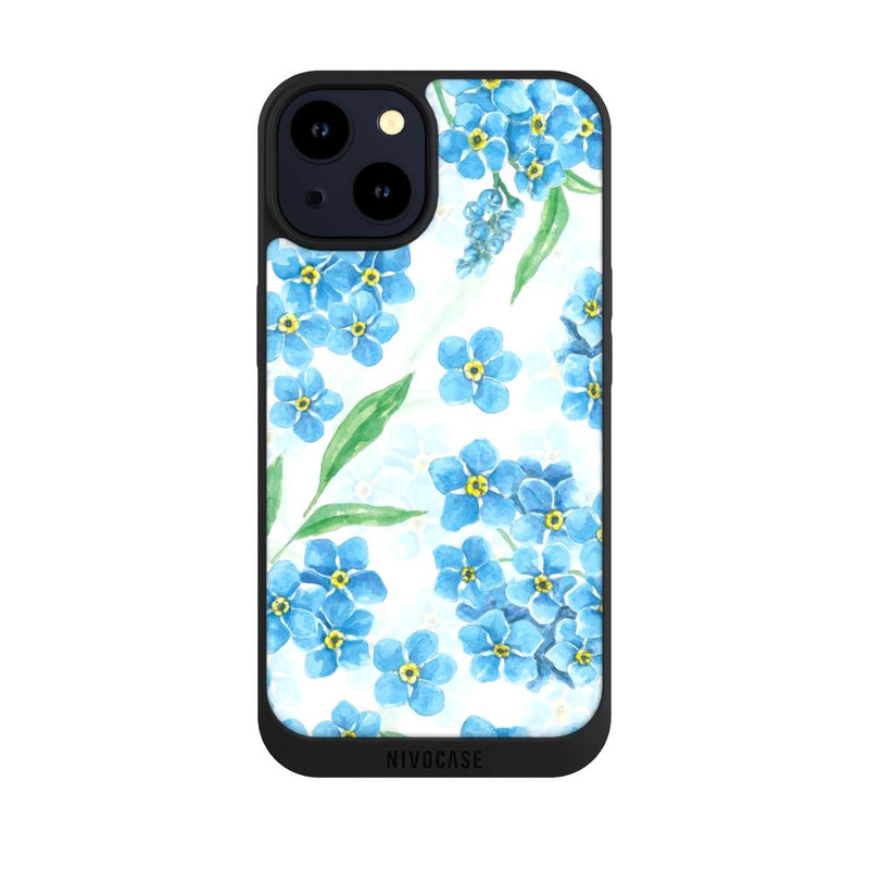iPhone 14 NIVOpure Forget Me Not Pattern 