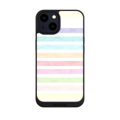Apple iPhone 14 NIVOpure Regenbogenfarbene Streifen