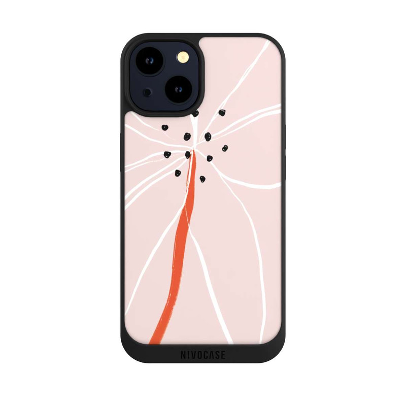 iPhone 14 NIVOpure Abstrakte Blume Nr. 1