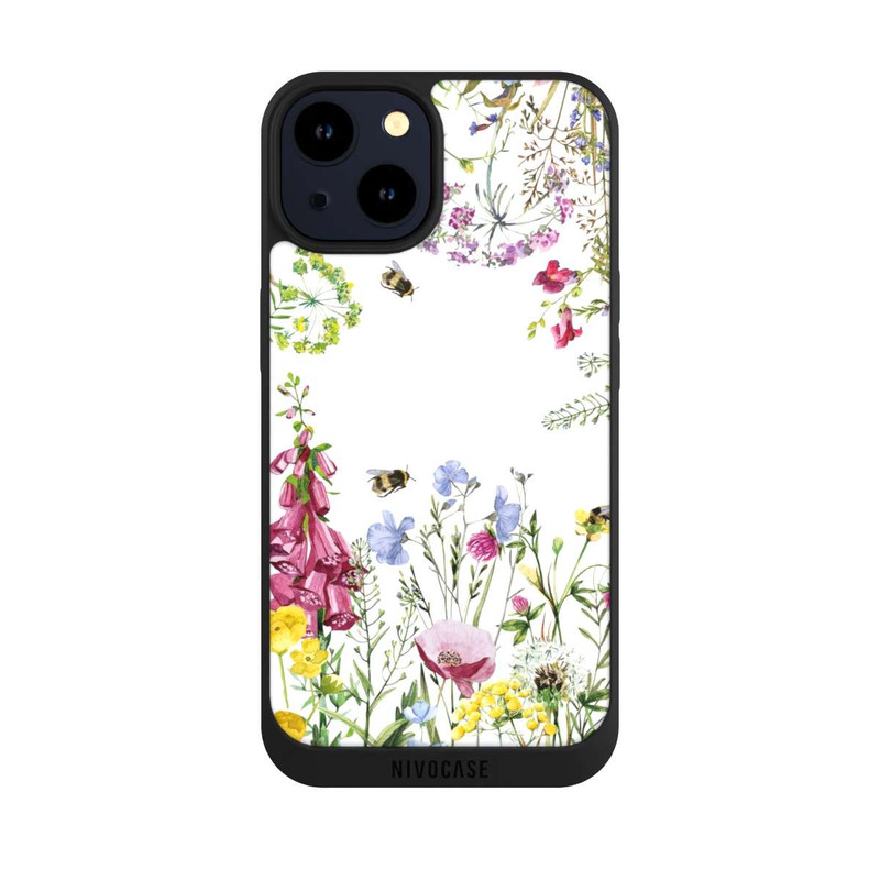iPhone 14 NIVOpure Cadre de fleurs sauvages des prés d'été