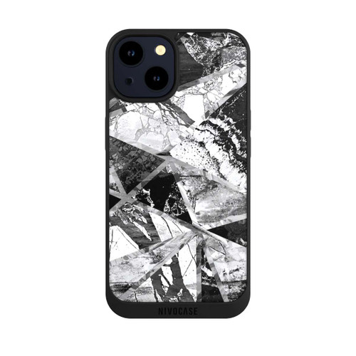 Apple iPhone 14 NIVOpure Monochrome Marble Tiles